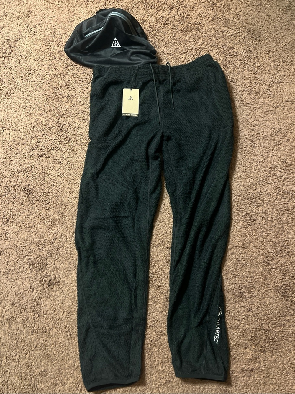 Nike ACG Wolf Lichen Polartec Pants Size Large IH1451-010